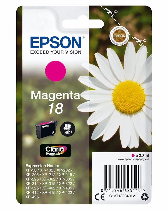 Epson - Claria Home Magenta C13t18034020 Epson - Claria Home Magenta C13t18034020