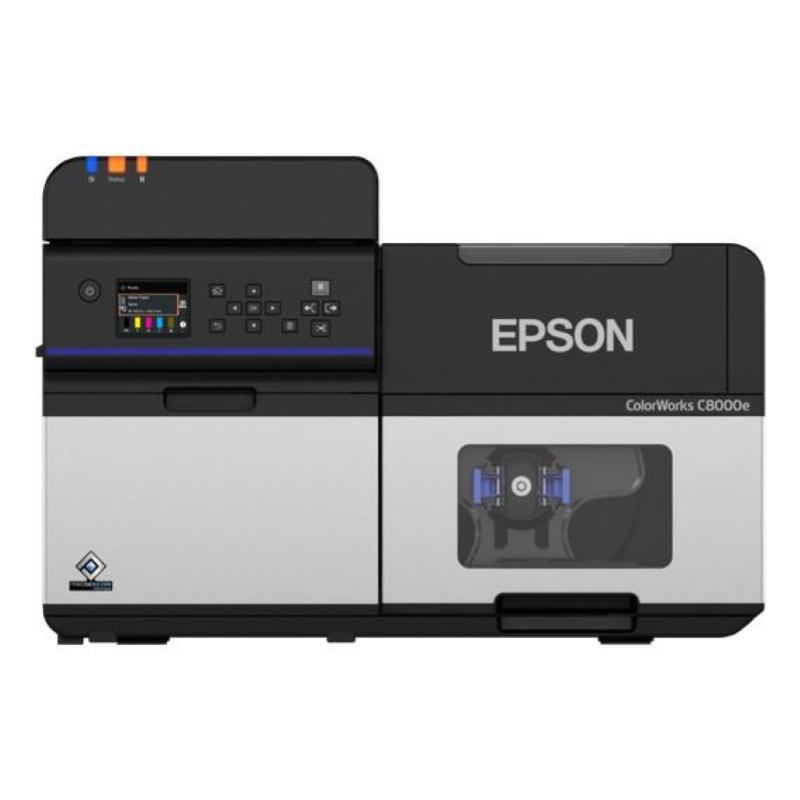 Epson colorworks c8000e (bk) stampante per etichette (cd) ad inchiostro a colori 600 x 1200 dpi 300 mm/s con cavo e senza cavo