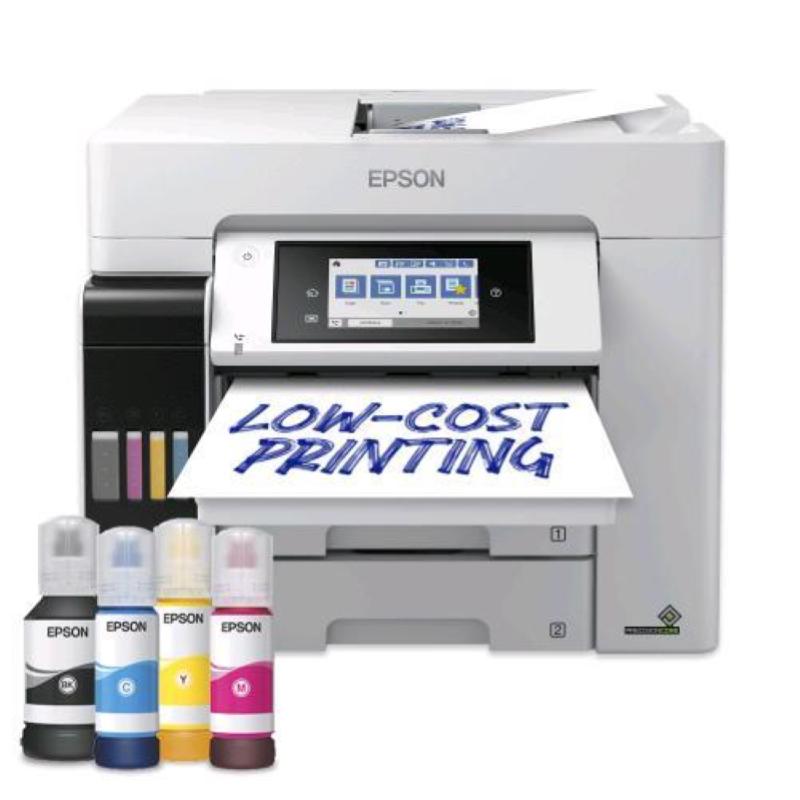 Epson ecotank pro et5885 stampante multifunzione a4 wifi 25ppm fronte-retro inchiostro
