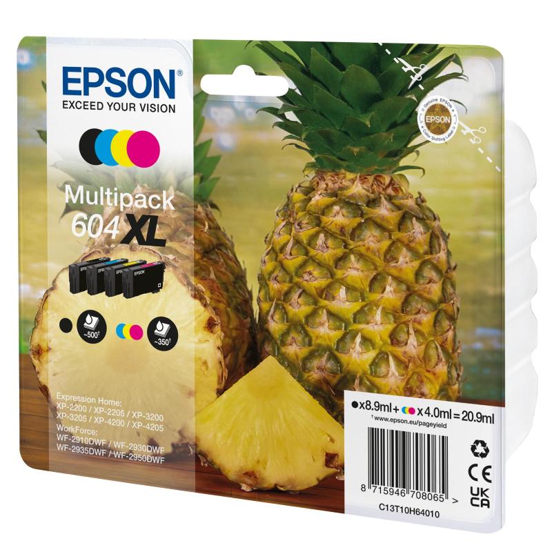 Epson - Ink Serie Ananas Multipack 604 Xl-nero/ciano/magenta/giallo