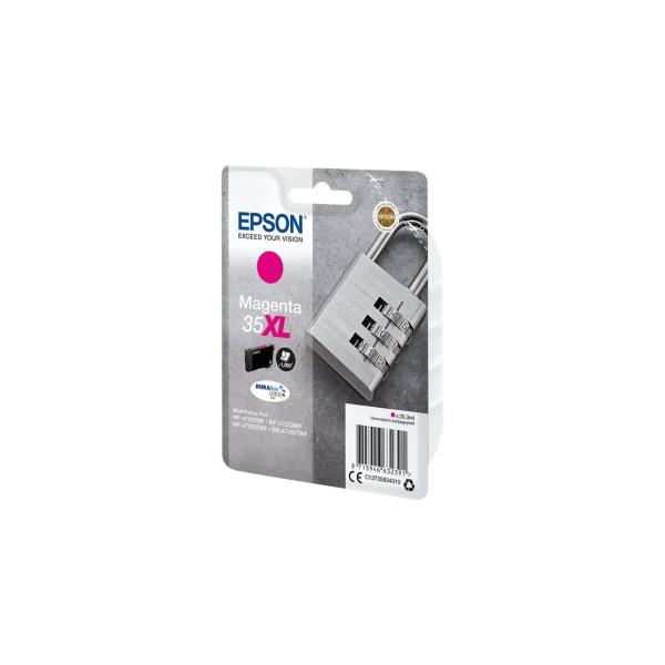 Epson Materiale Di Consumo Cartucce Inchiostro Durabrite Ultra 35XL Lucchetto Confezione Singola 1 X 20 3 Ml Magenta Xl Rf Am C13T35934020 Epson Materiale Di Consumo Cartucce Inchiostro Durabrite Ultra 35XL Lucchetto Confezione Singola 1 X 20 3 Ml Magenta Xl Rf Am C13T35934020