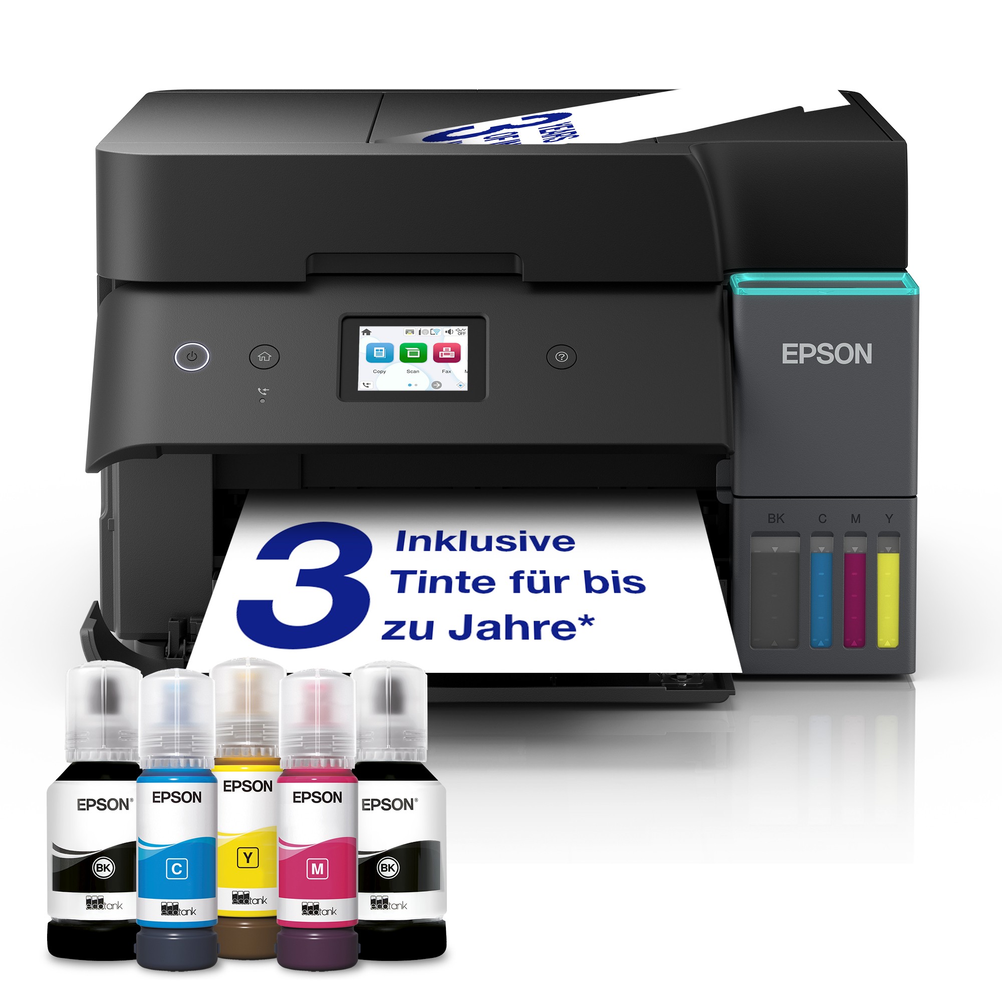 Epson Multif. Ink A4 Colore Ecotank Et-4950 16Ppm Fronte/Retro Adf Usb/Lan/Wifi 4 In 1