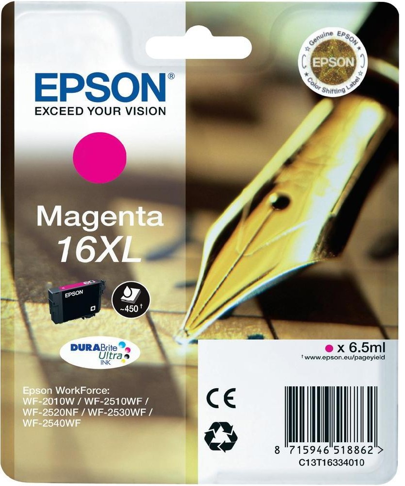 Epson Pen and crossword Cartuccia Penna e cruciverba Magenta Inchiostri DURABrite Ultra 16XL Epson Pen and crossword Cartuccia Penna e cruciverba Magenta Inchiostri DURABrite Ultra 16XL