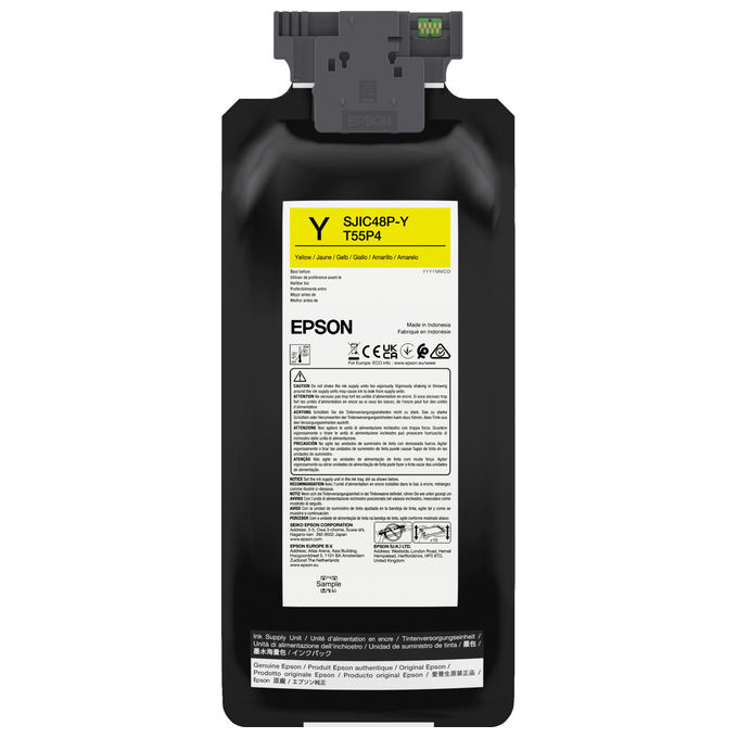 Epson SJIC48P-Y C13T55P440 Cartuccia d'inchiostro originale Giallo 480 ml