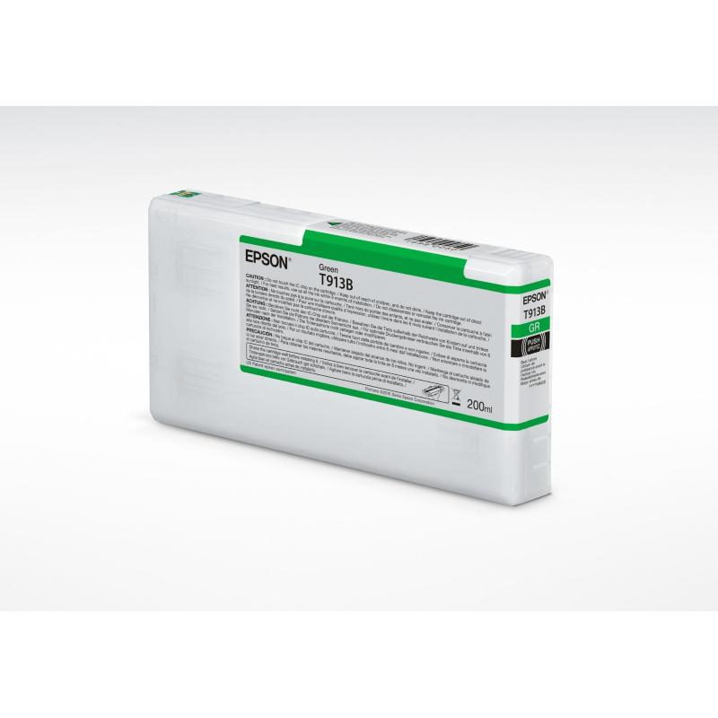 Epson t913b green ink cartridge (200ml)