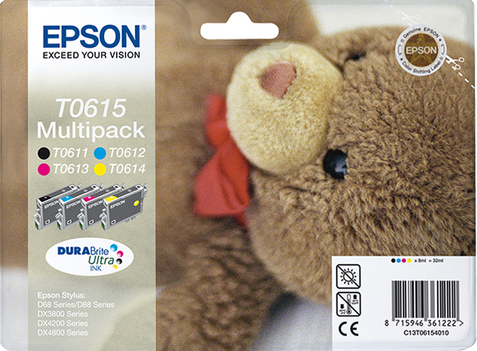 Epson Teddybear Multipack 4 colori