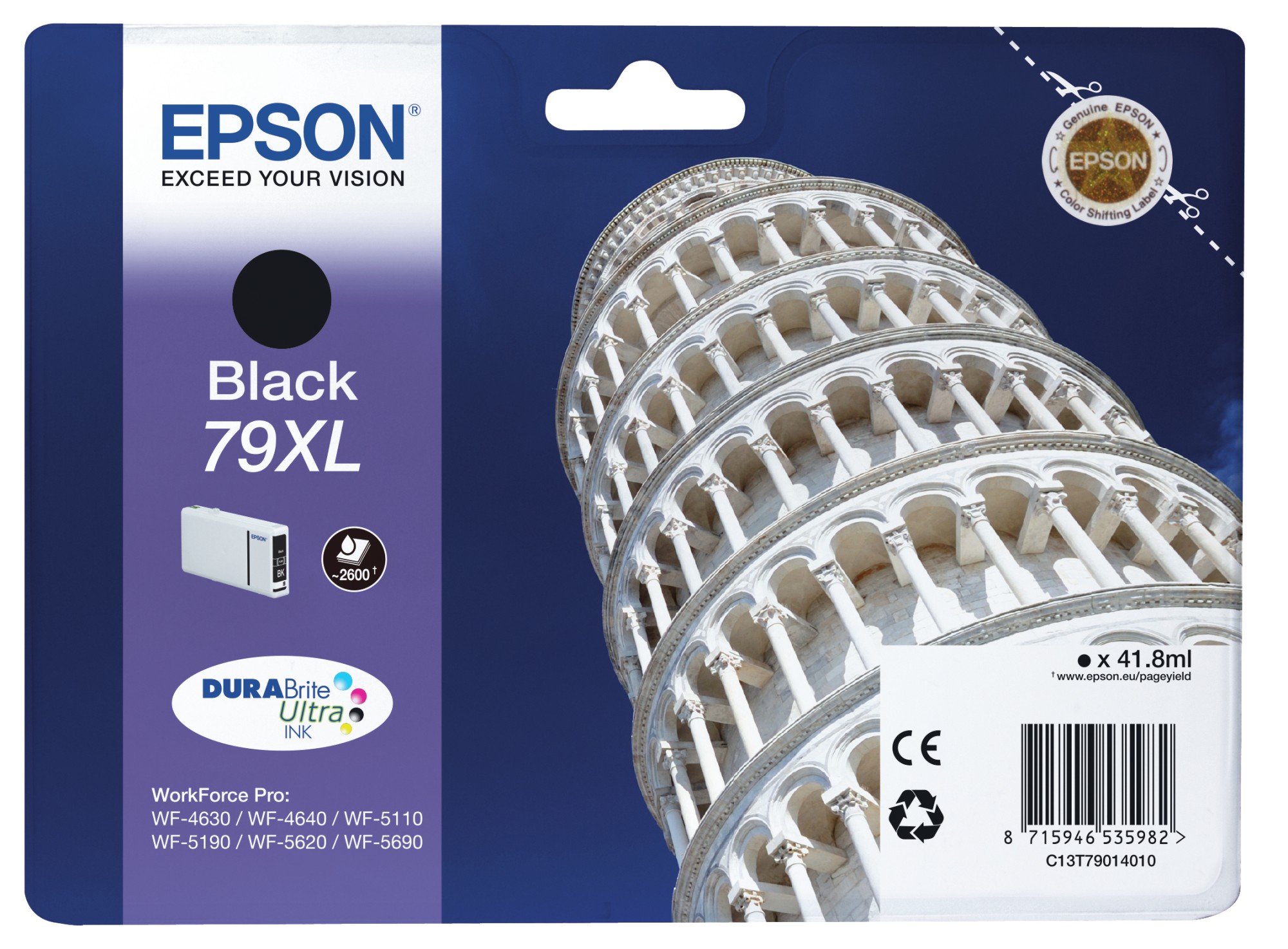 Epson Tower of Pisa Tanica Nero Epson Tower of Pisa Tanica Nero