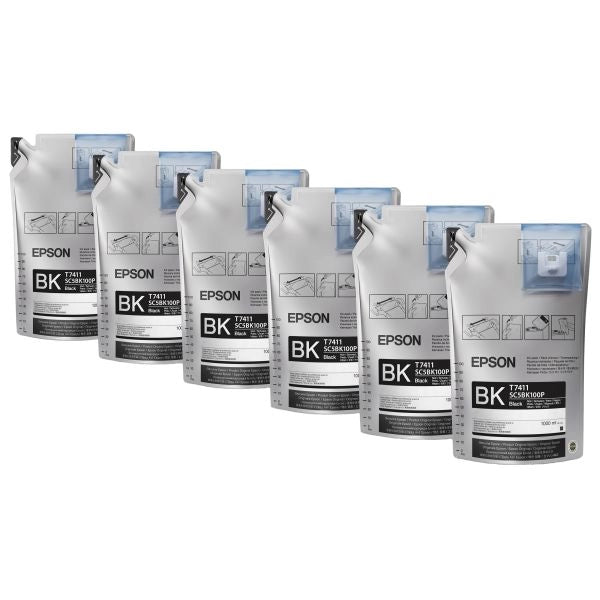 Epson ultrachrome ds high density black t741x00 (1lx6packs) - C13T741X00 Epson ultrachrome ds high density black t741x00 (1lx6packs) - C13T741X00