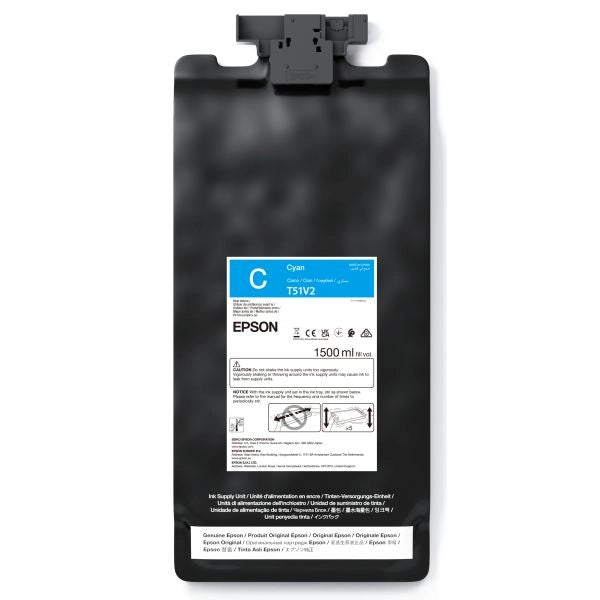 Epson ultrachrome gs3 cartuccia d'inchiostro 1 pz originale ciano - C13T51V200