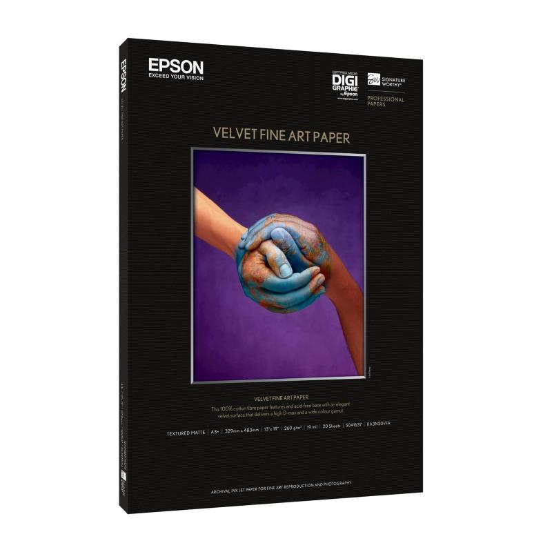 Epson velvet fine art paper