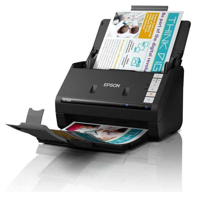 Epson WorkForce ES-550W B11B287401 scanner documenti alimentatore automatico 100 fogli 45 ppm duplex Wi-Fi LAN USB 600 dpi