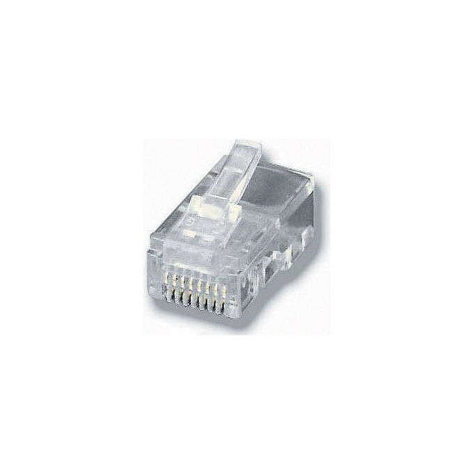 Equip 121151 KIT_ 100 Connettori RJ45 Cat6 Trasparenti