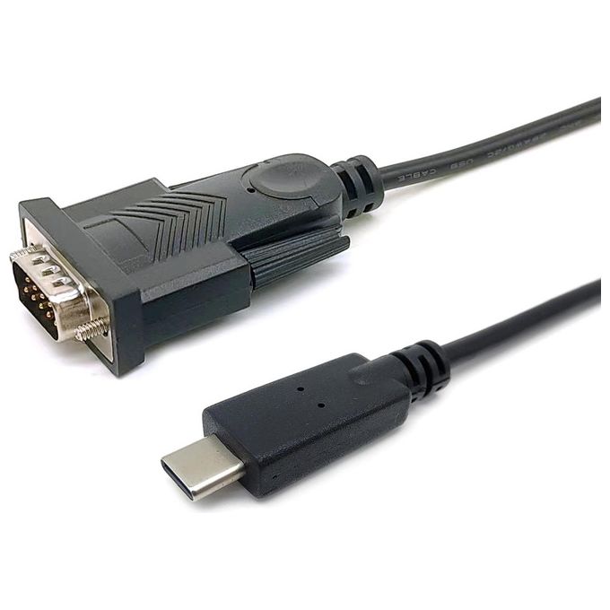 Equip 133392 Cavo USB-C a Seriale DB9 RS232 MM 1.5 m Prolific PL2303GT USB 2.0 colore Nero