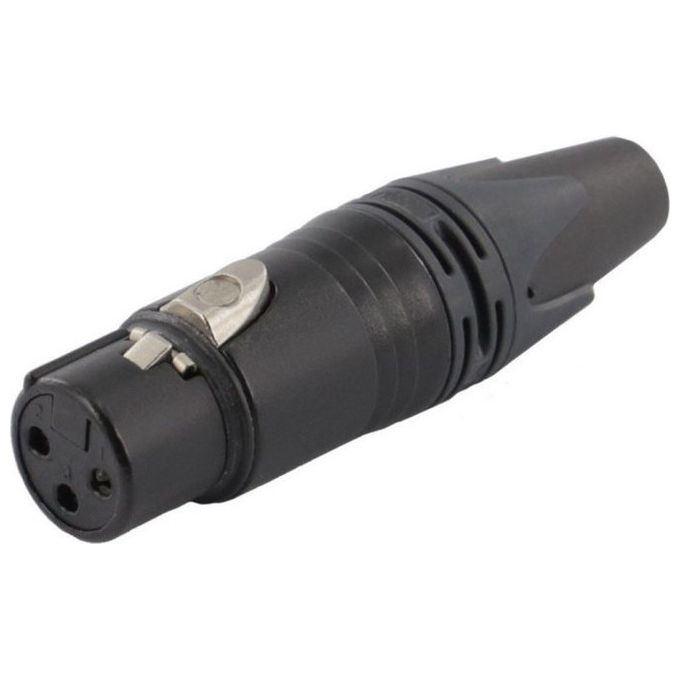 Equip 147931 Cavo di Collegamento XLR a 3 Poli Nero
