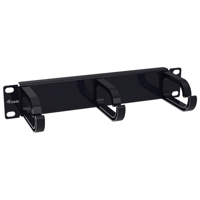 Equip 327341 Pannello Gestione Cavi 1U Nero