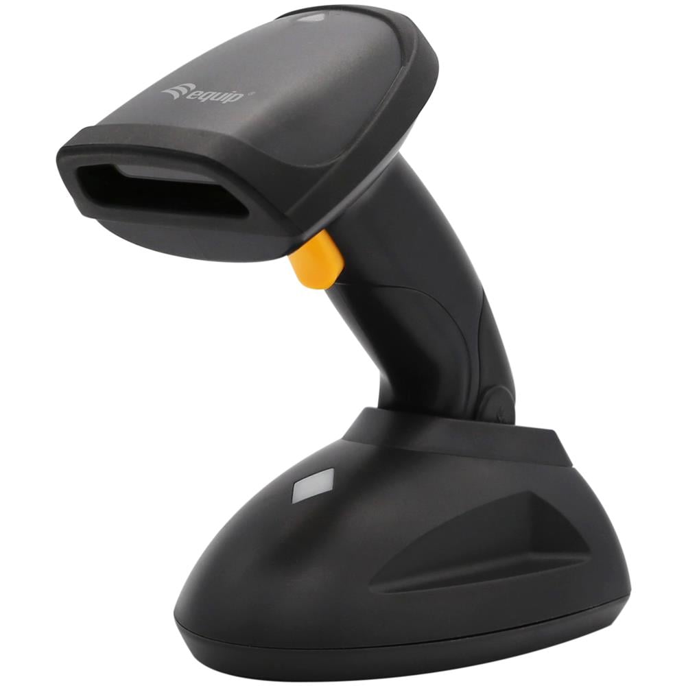 Equip 351025 Lettore di codici a barre portatile 1D Wireless LED IP54 resistente all'acqua e agli urti colore Nero