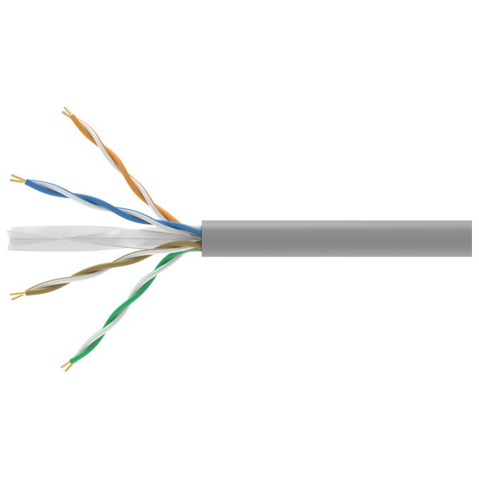 Equip 404537 Cavo di Rete Cat6 U-UTP Grigio 305 m Equip 404537 Cavo di Rete Cat6 U-UTP Grigio 305 m