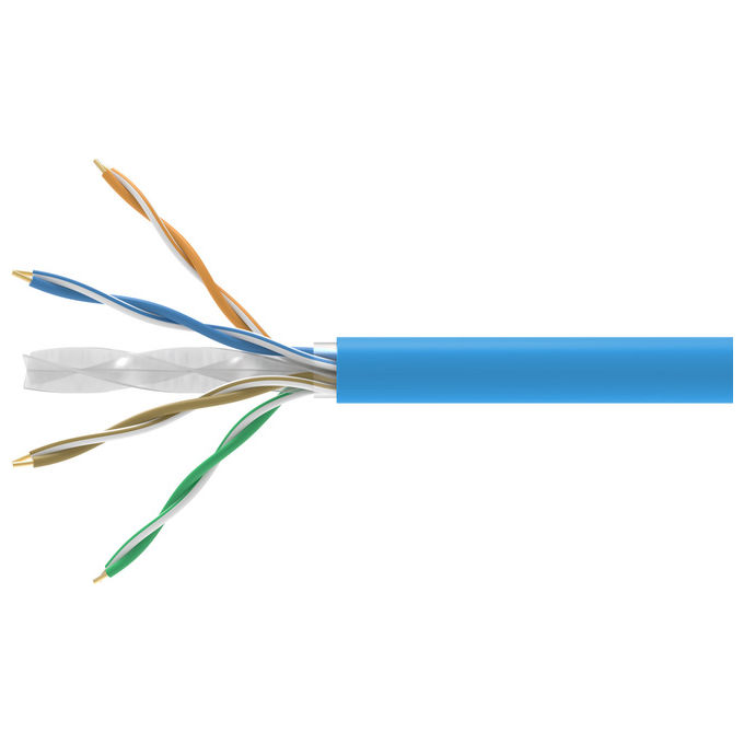 Equip 404542 Cavo di Rete Cat6a U-UTP 305 m Blu