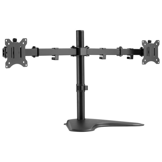 Equip 650123 Supporto da Tavolo per Doppio Monitor 17'' a 32'' Inclinazione Regolabile Rotazione 360° Altezza Regolabile con Molla a Gas colore Nero Equip 650123 Supporto da Tavolo per Doppio Monitor 17'' a 32'' Inclinazione Regolabile Rotazione 360° Altezza Regolabile con Molla a Gas colore Nero