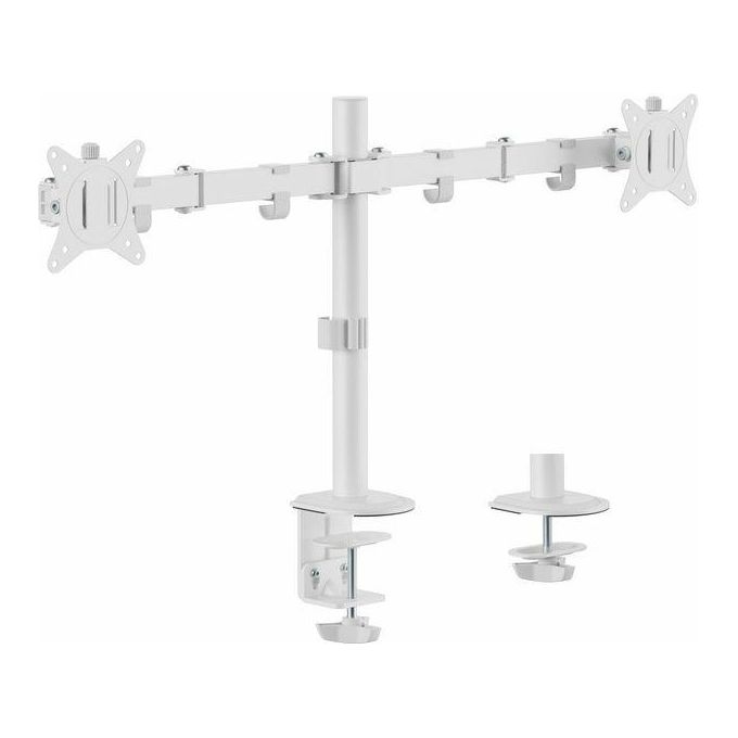 Equip 650167 Supporto da Tavolo Doppio Monitor Articolato 17'' 32'' VESA 100x100 Regolazione Altezza colore Bianco Equip 650167 Supporto da Tavolo Doppio Monitor Articolato 17'' 32'' VESA 100x100 Regolazione Altezza colore Bianco