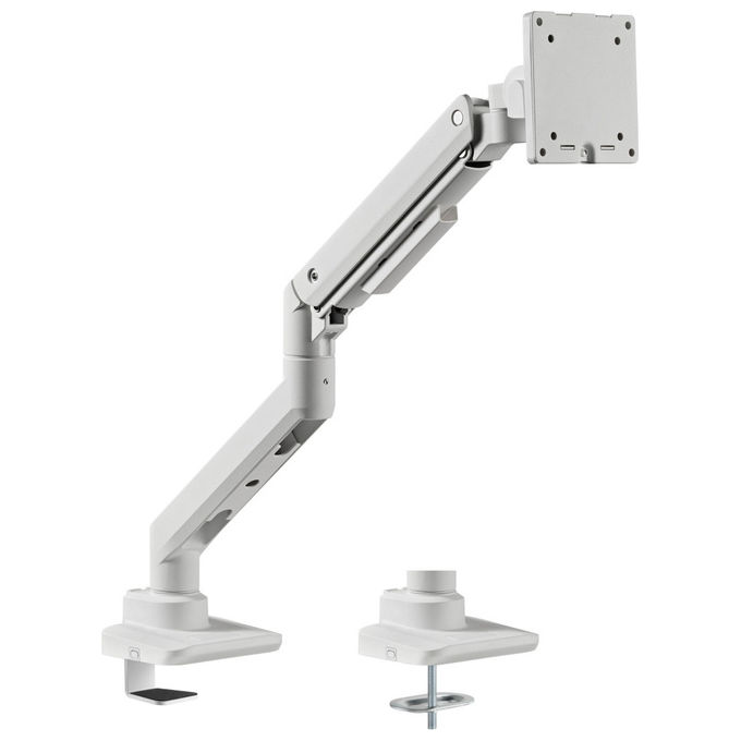 Equip 650181 Supporto Monitor da Scrivania Heavy Duty 17'' 49'' VESA 75x75 100x100 20 Kg Rotazione 360° colore Bianco Equip 650181 Supporto Monitor da Scrivania Heavy Duty 17'' 49'' VESA 75x75 100x100 20 Kg Rotazione 360° colore Bianco