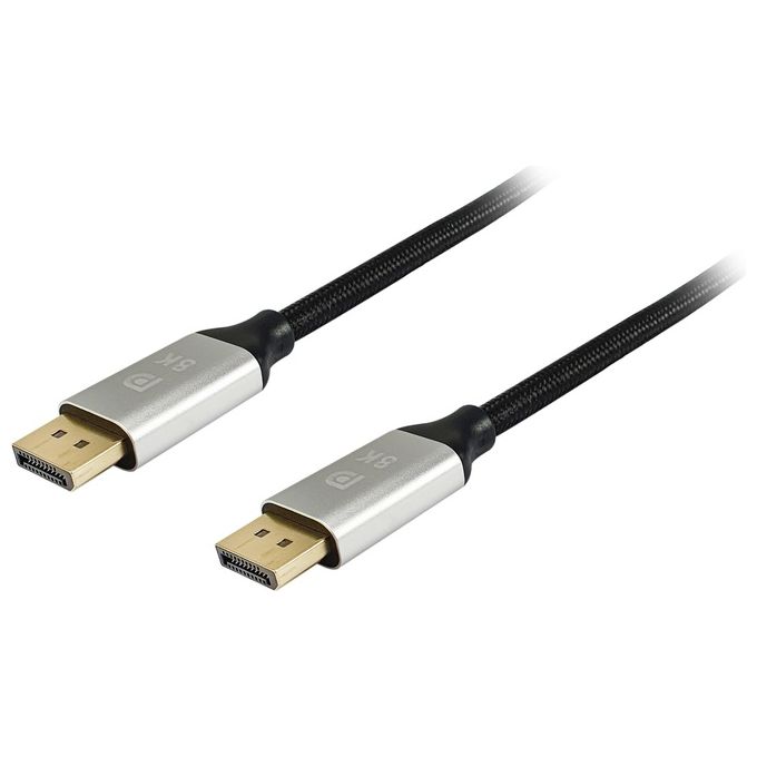Equip Cavo DisplayPort 5mt Alluminio-Nero Equip Cavo DisplayPort 5mt Alluminio-Nero