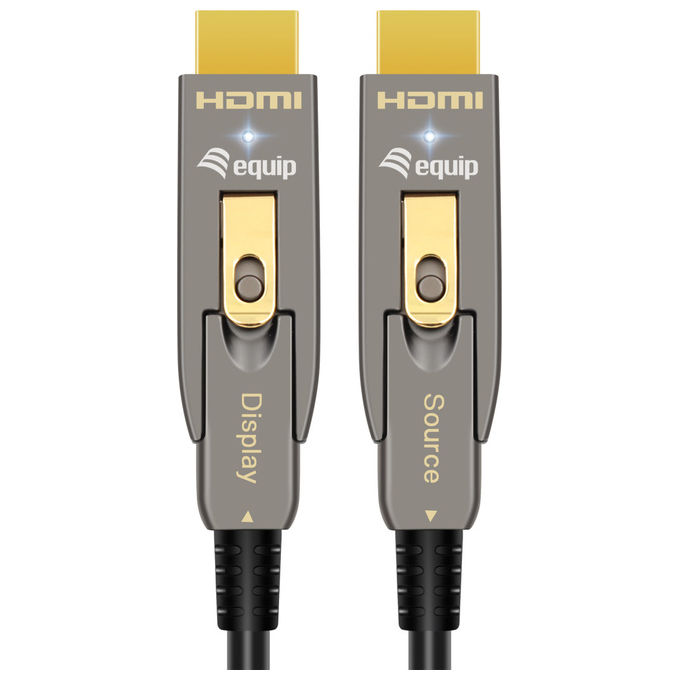 Equip Cavo HDMI 30 m HDMI Type-A-HDMI Type-D Nero