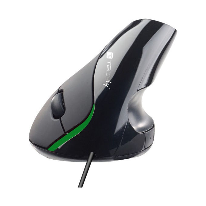 Equip Mouse Ergonomico Verticale Ottico Nero 3600dpi