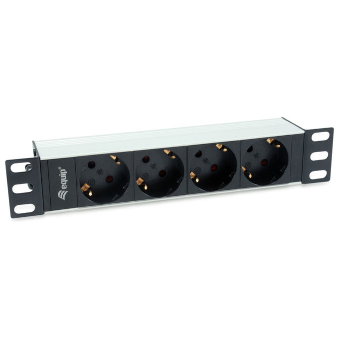 Equip Multipresa PDU 4 Prese Schuko 1U Rack Equip Multipresa PDU 4 Prese Schuko 1U Rack