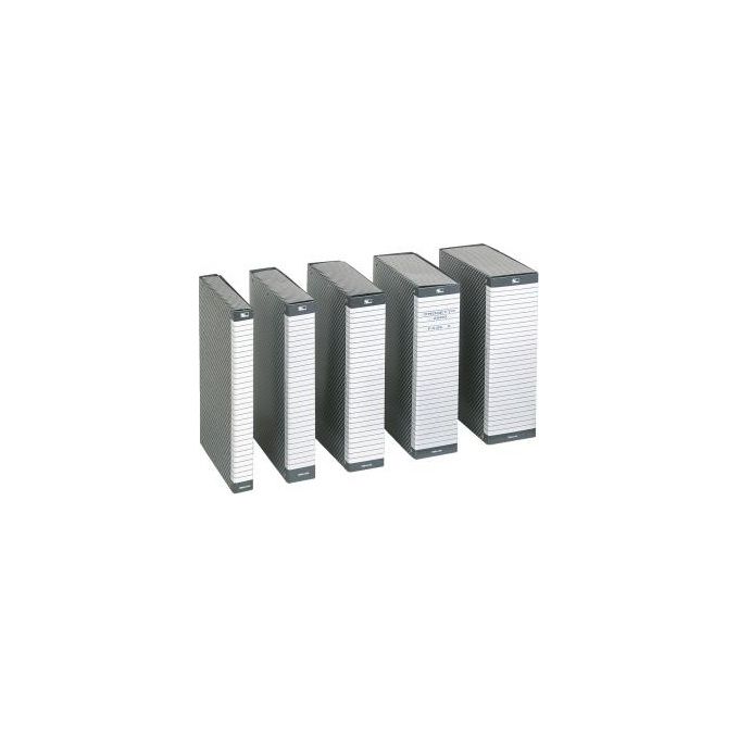 Esselte 390310040 DELSO LINE Cartella Portaprogetti Fibrone Plastificato Dorso 10 cm Chiusura a Bottoni a Pressione Formato A4 Superficie Scrivibile e Cancellabile 100% Riciclato e Riciclabile colore Grigio