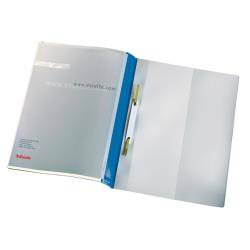 Esselte Quotation File - Cartellina Ad Aghi In Pvc Con Tasca Frontale E Interna F.to A4 Colore Blu Scatola Da 25 Pezzi 28363