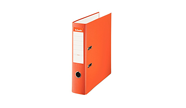 Esselte Raccoglitore - Formato A4 - 75mm - Capacità 500 fogli - Colore arancione