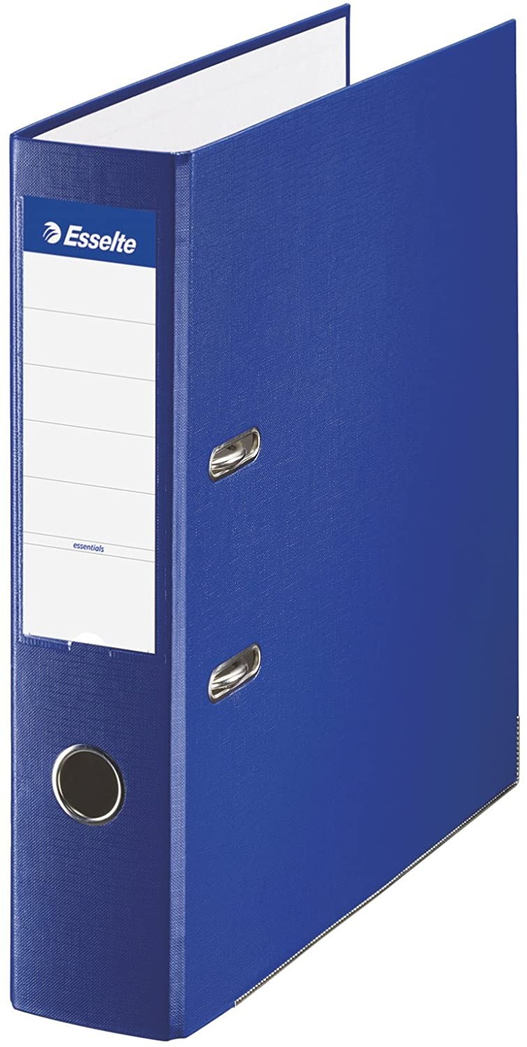 Esselte raccoglitore - Formato Folio - 75mm - Capacità 500 fogli - Colore blu