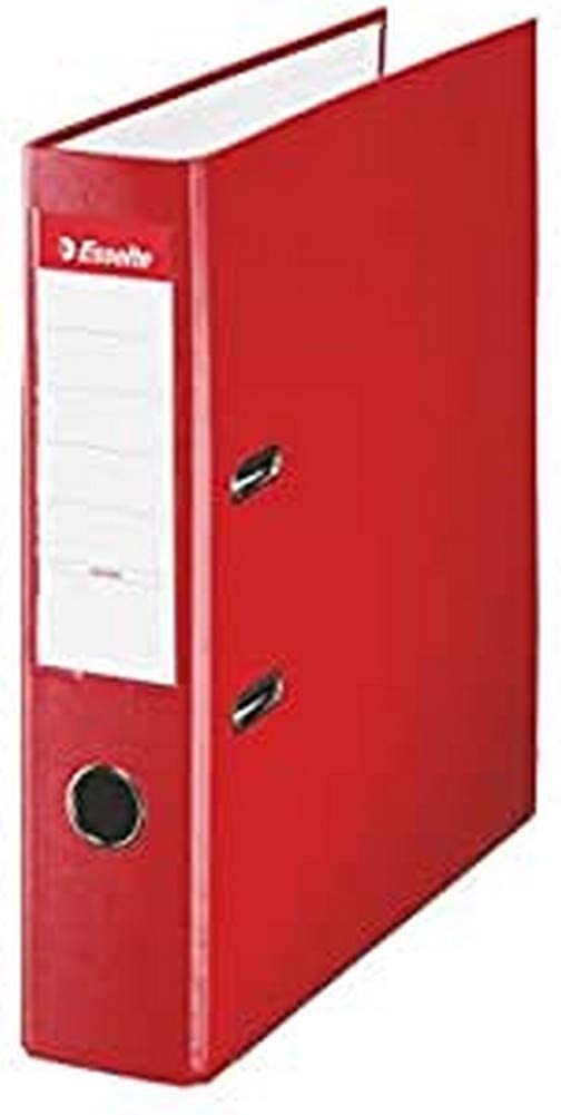 Esselte raccoglitore - Formato Folio - 75mm - Capacità 500 fogli - Colore rosso