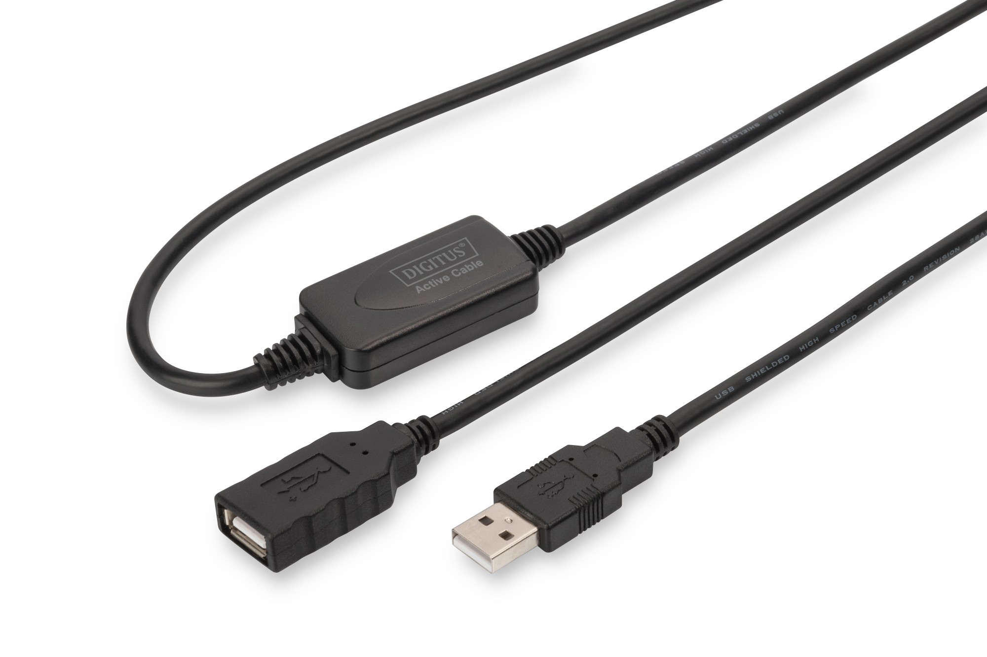 Estensore Di Linea Usb 2.0 Maschio/Femmina Con Cavo Da Mt. 10 Estensore Di Linea Usb 2.0 Maschio/Femmina Con Cavo Da Mt. 10