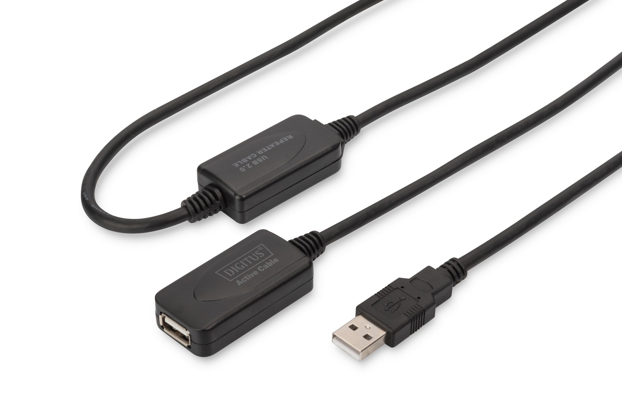 Estensore Di Linea Usb 2.0 Maschio/Femmina Con Cavo Da Mt. 20 Estensore Di Linea Usb 2.0 Maschio/Femmina Con Cavo Da Mt. 20