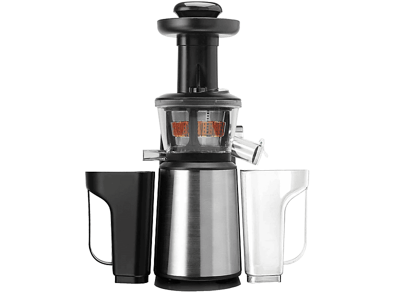 ESTRATTORE DI SUCCO RGV JUICE ART NEW, Potenza 400 W, Rotazione massima 60 rpm, Recipiente succo da 1 l, velocità velocità, in - Acciaio, Silver