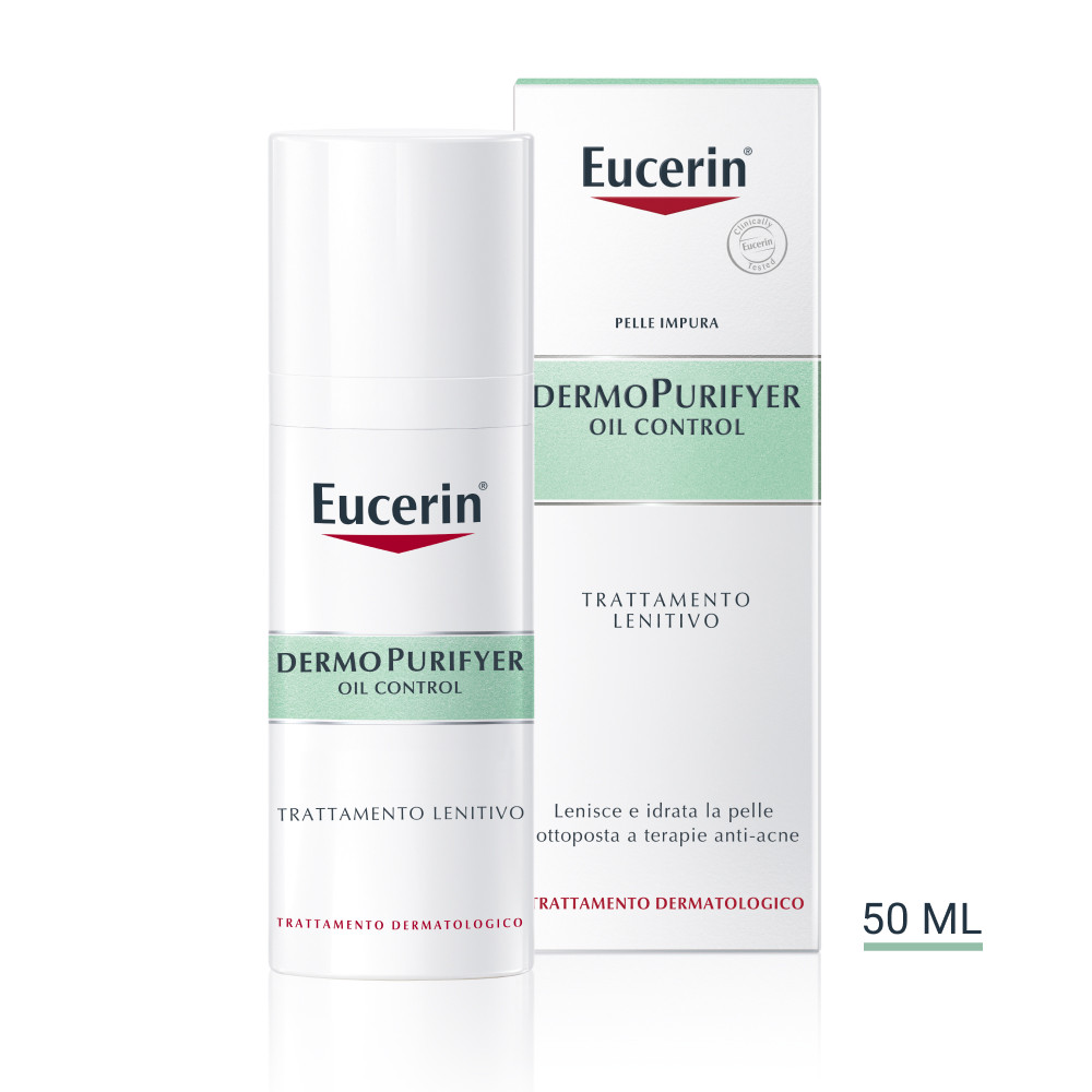 Eucerin DermoPurifyer Oil Control Trattamento Lenitivo 50 ml Eucerin DermoPurifyer Oil Control Trattamento Lenitivo 50 ml