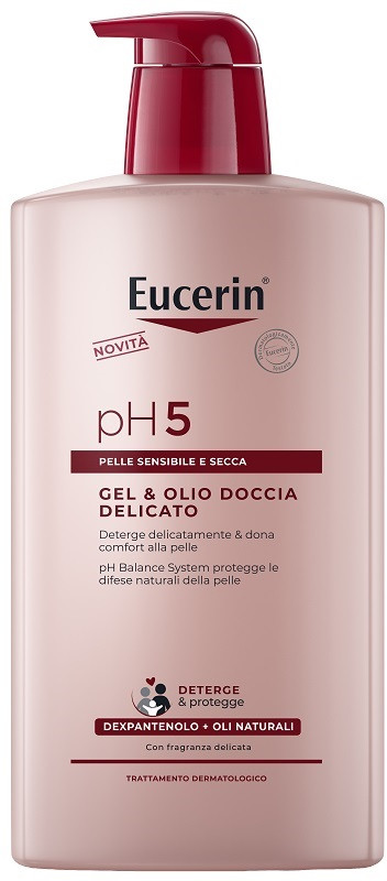 Eucerin Ph5 Gel &amp; Olio Doccia Delicato 1 Litro