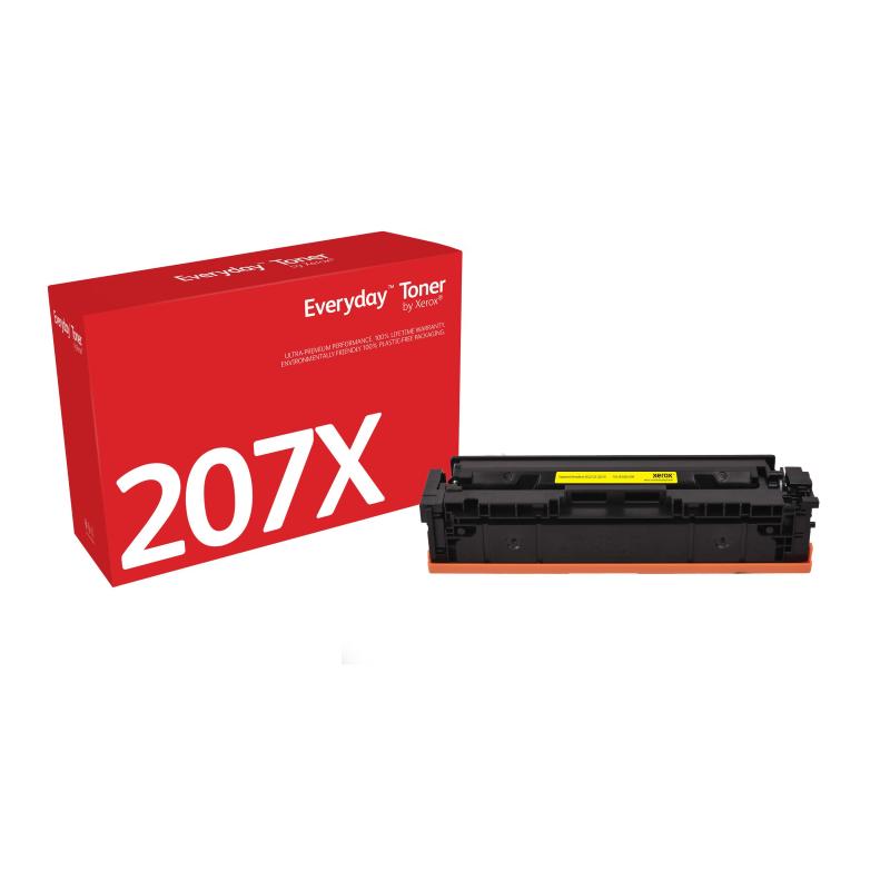 Everyday toner ? di xerox giallo compatibile con hp 207x (w2212x), alta capacitÀ