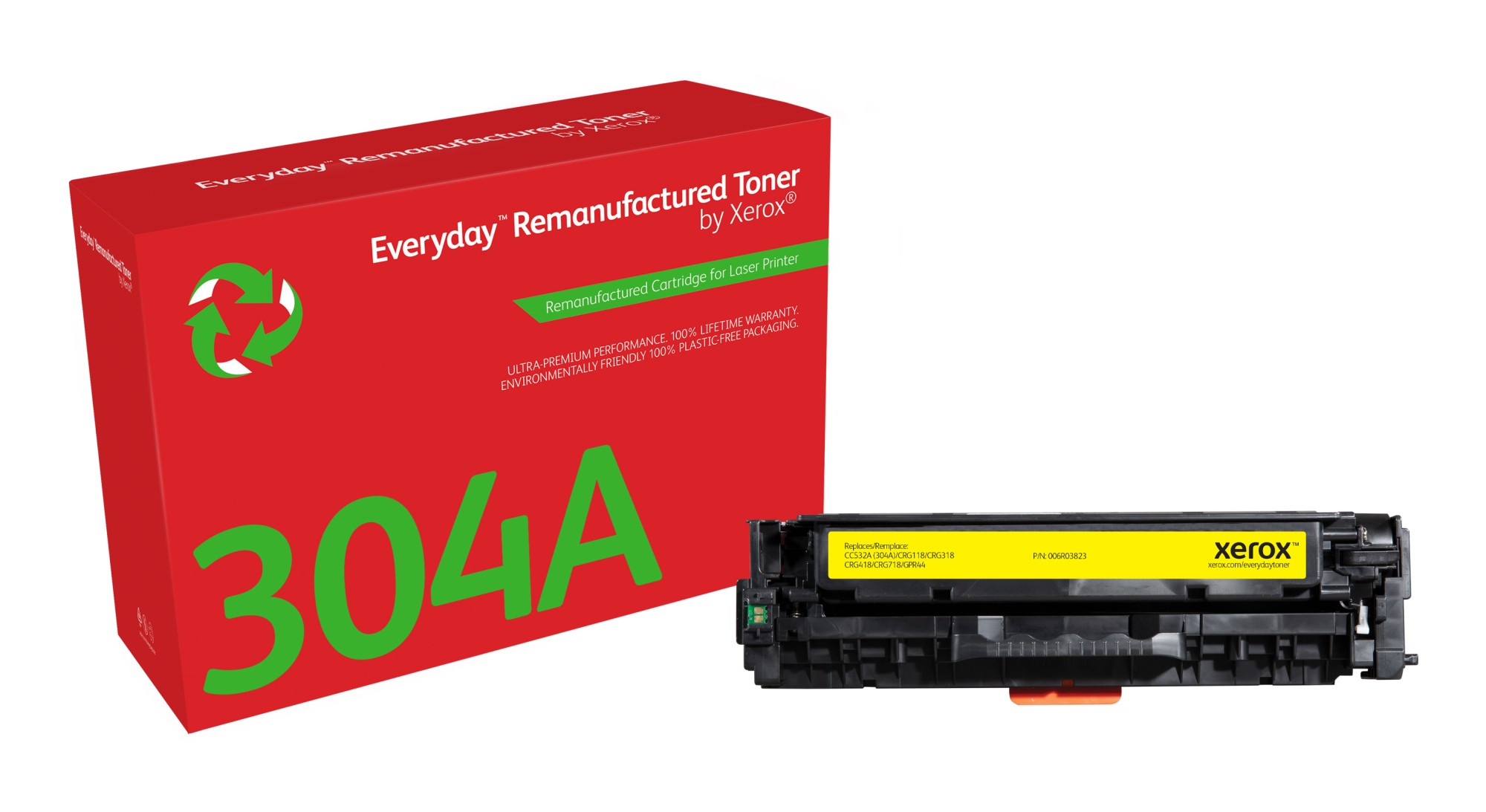 Everyday Toner Giallo compatibile con HP 304A (CC532A/ CRG-118Y/ GPR-44Y)