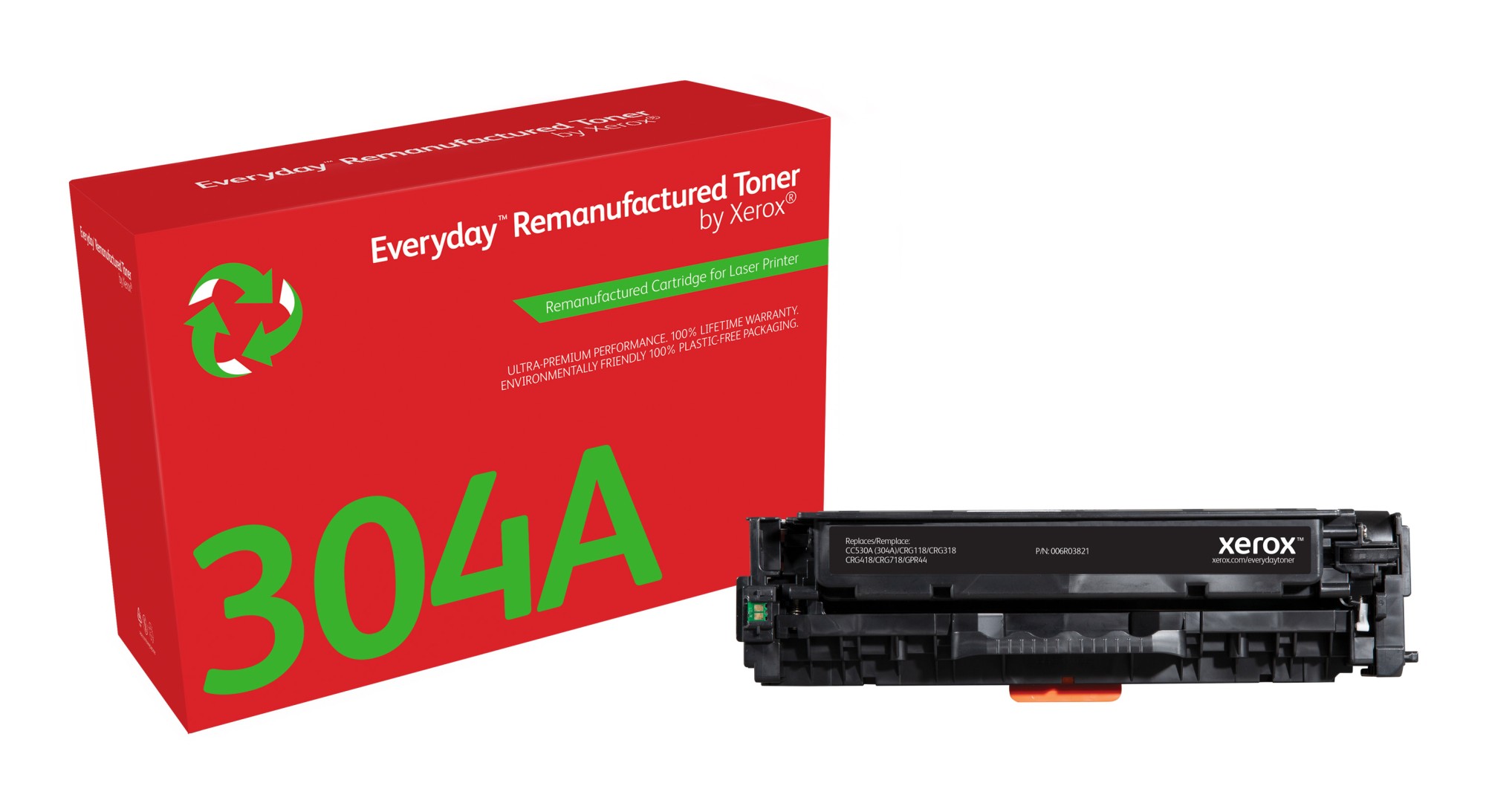 Everyday Toner Nero compatibile con HP 304A (CC530A/ CRG-118BK/ GPR-44BK) Everyday Toner Nero compatibile con HP 304A (CC530A/ CRG-118BK/ GPR-44BK)