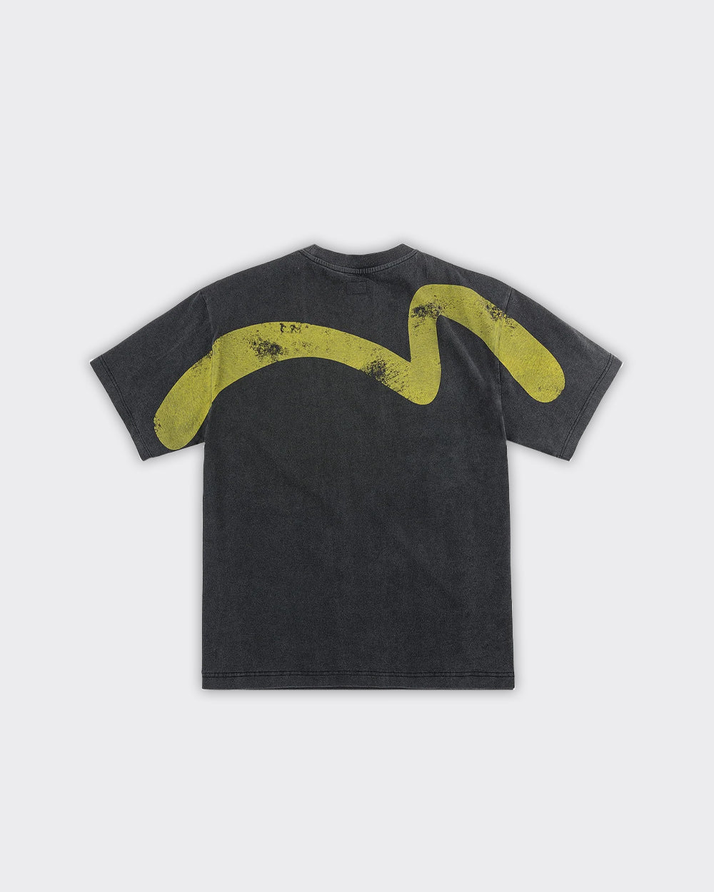 Evisu T-Shirt Thunder Logo Charcoal