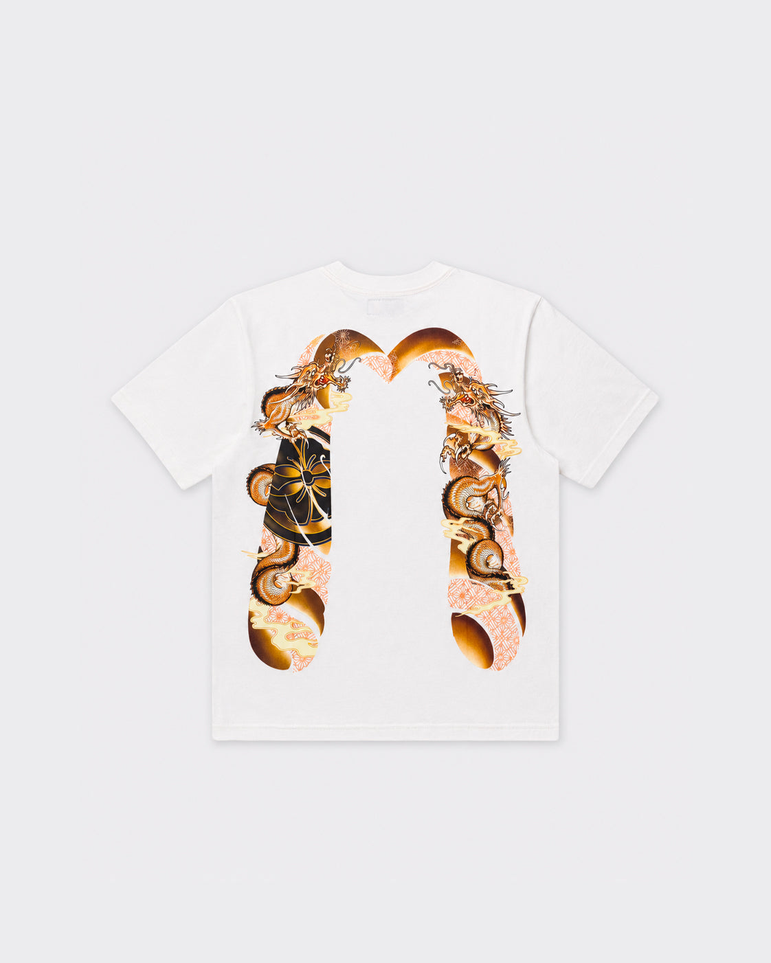 Evisu T-Shirt Wave & Whale Daicock Printed Bianca