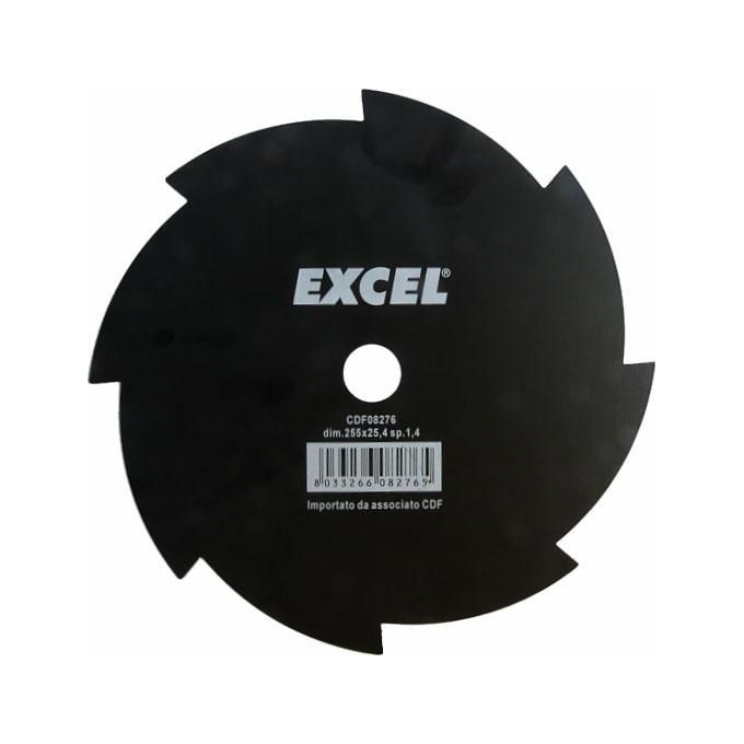 Excel Disco Acciaio 8 Denti Mm 255 Excel Disco Acciaio 8 Denti Mm 255