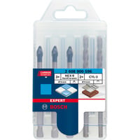 EXPERT HEX-9 HardCeramic Set di punte per trapano 5 pz, Drill bit set