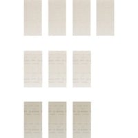 Expert Set di fogli abrasivi a struttura a rete M480 115 x 230mm, K80 / 120 / 180, Foglio abrasivo