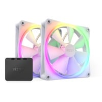 F140 RGB TWIN Case per computer, Processore Ventilatore 14 cm Bianco 2 pz, Ventola F140 RGB TWIN Case per computer, Processore Ventilatore 14 cm Bianco 2 pz, Ventola