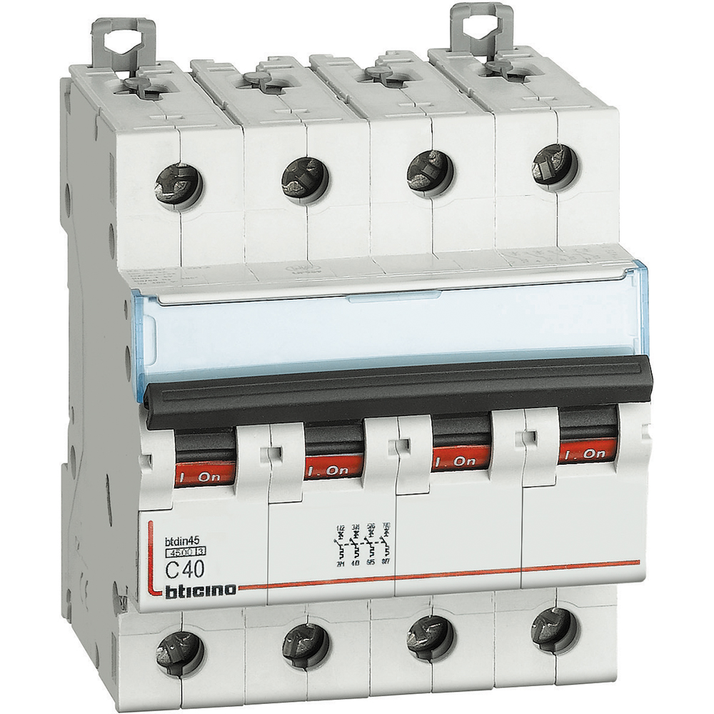 Fa84c40 Interruttore Magnetotermico Modulare Btdin45 4p 40a Curva C - Bticino