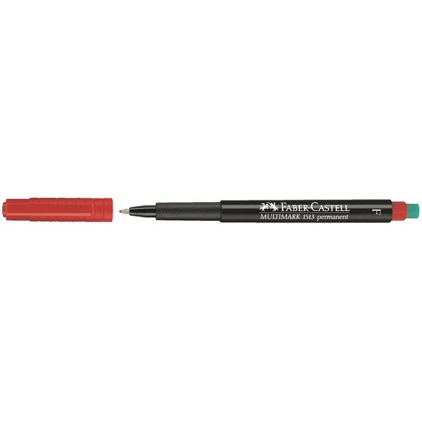 Faber-Castell Multimark marcatore permanente Rosso 1 pz Faber-Castell Multimark marcatore permanente Rosso 1 pz